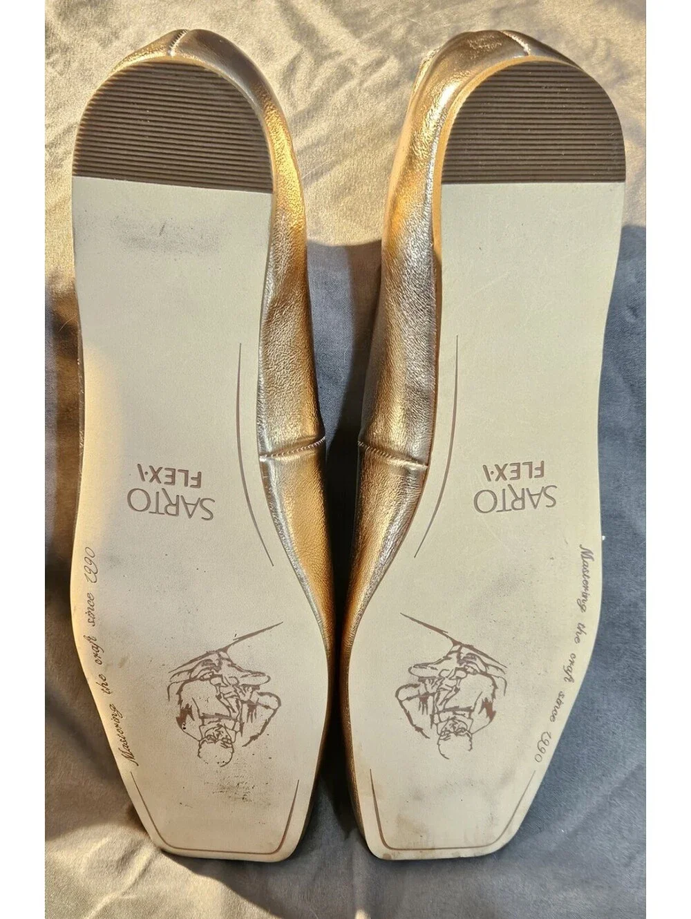 Womens SARTO by Franco Sarto Flexa Amaya Square Toe Ballet Flats Size 5.5
